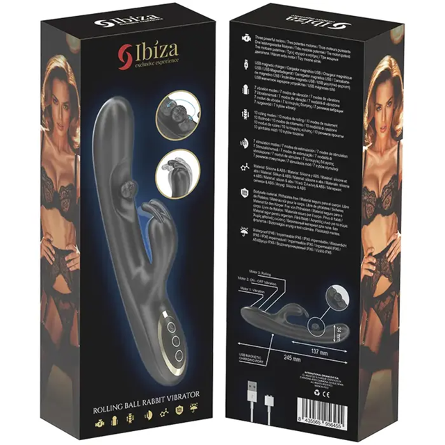 Powerful Rabbit Vibrator With Rolling Pearl