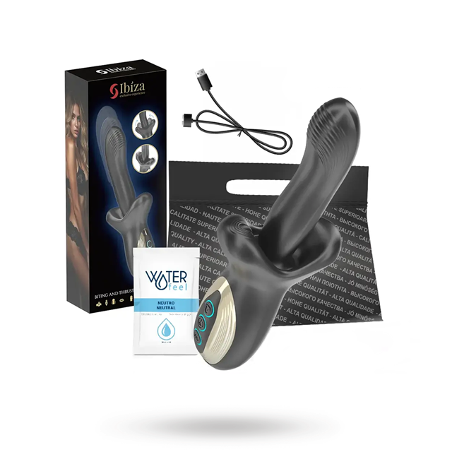 Powerful Vibrator With Thrusting & Biting Effect