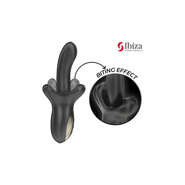 Powerful Vibrator With Thrusting & Biting Effect