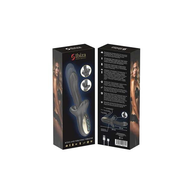 Powerful Vibrator With Thrusting & Biting Effect