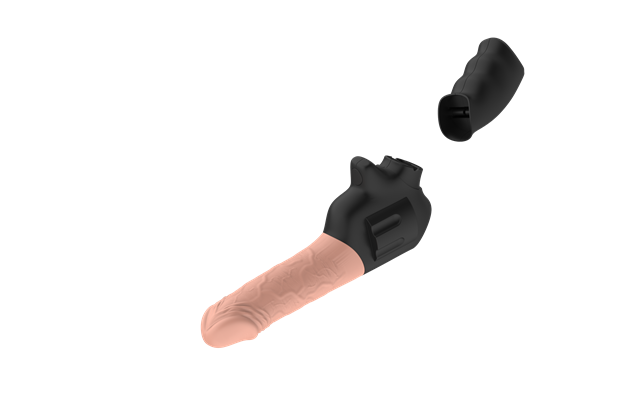 PowerShot Vibrating & Thrusting Dildo