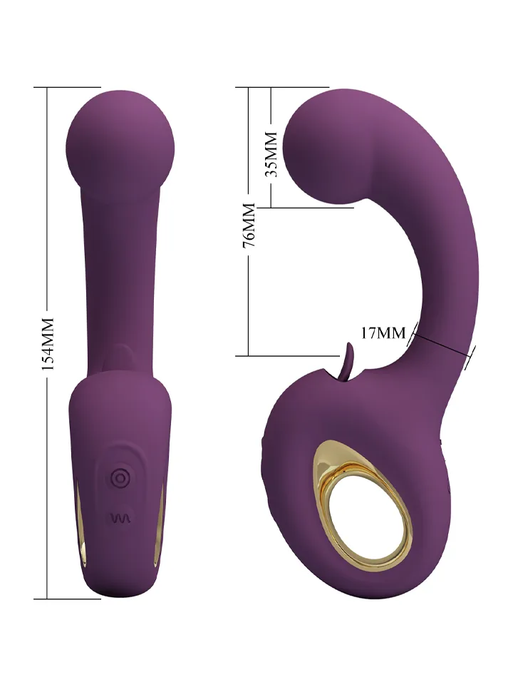 Pretty Love Licking G-Spot Vibrator
