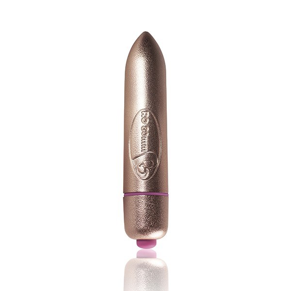 RO-80mm Precious Golden Passion Bullet - 7 Vibrationer