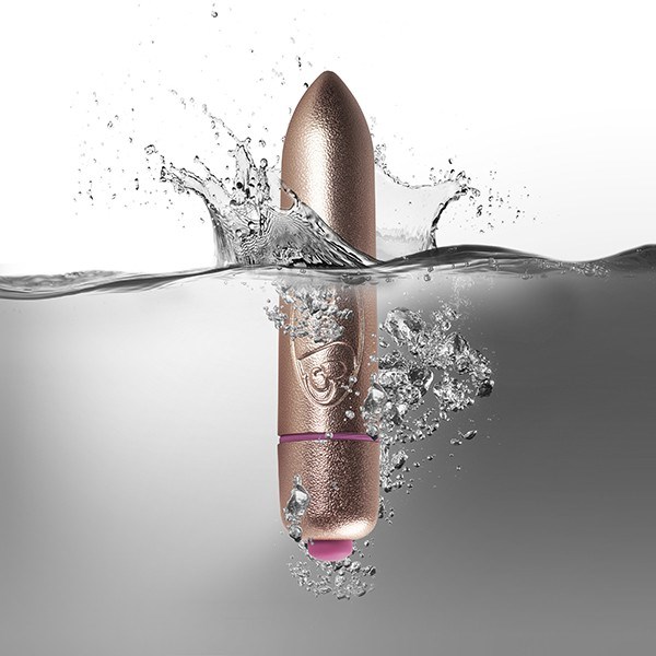 RO-80mm Precious Golden Passion Bullet - 7 Vibrationer