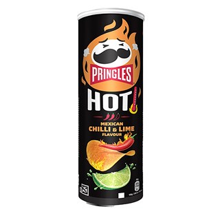 Pringles Hot Mexican Chili & Lime 160 Gram