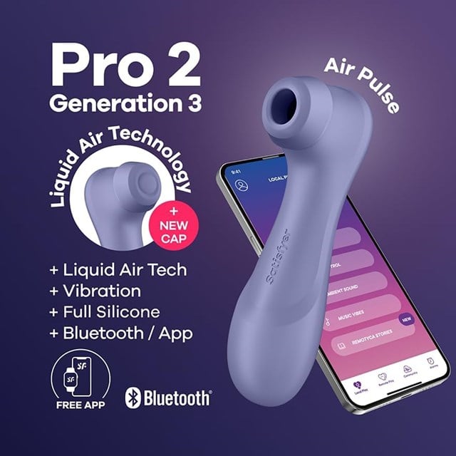 PRO 2 GENERATION 3 WITH LIQUID AIR AND BLUETOOTH APP - LILA