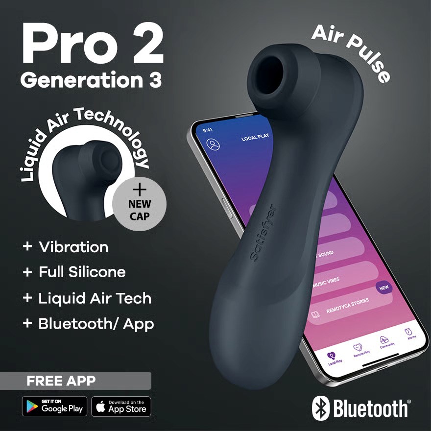 Satisfyer Pro 2 Generation 3 With Liquid Air And Bluetooth App