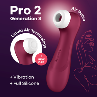 Pro 2 Generation 3 With Liquid Air With Bluetooth App - Vinröd