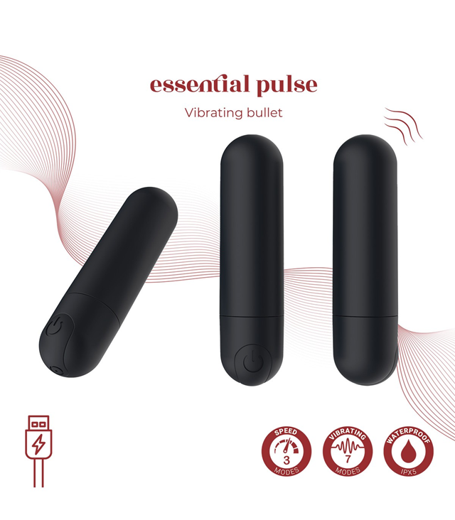 Pulse Rechargeable Vibrating Bullet