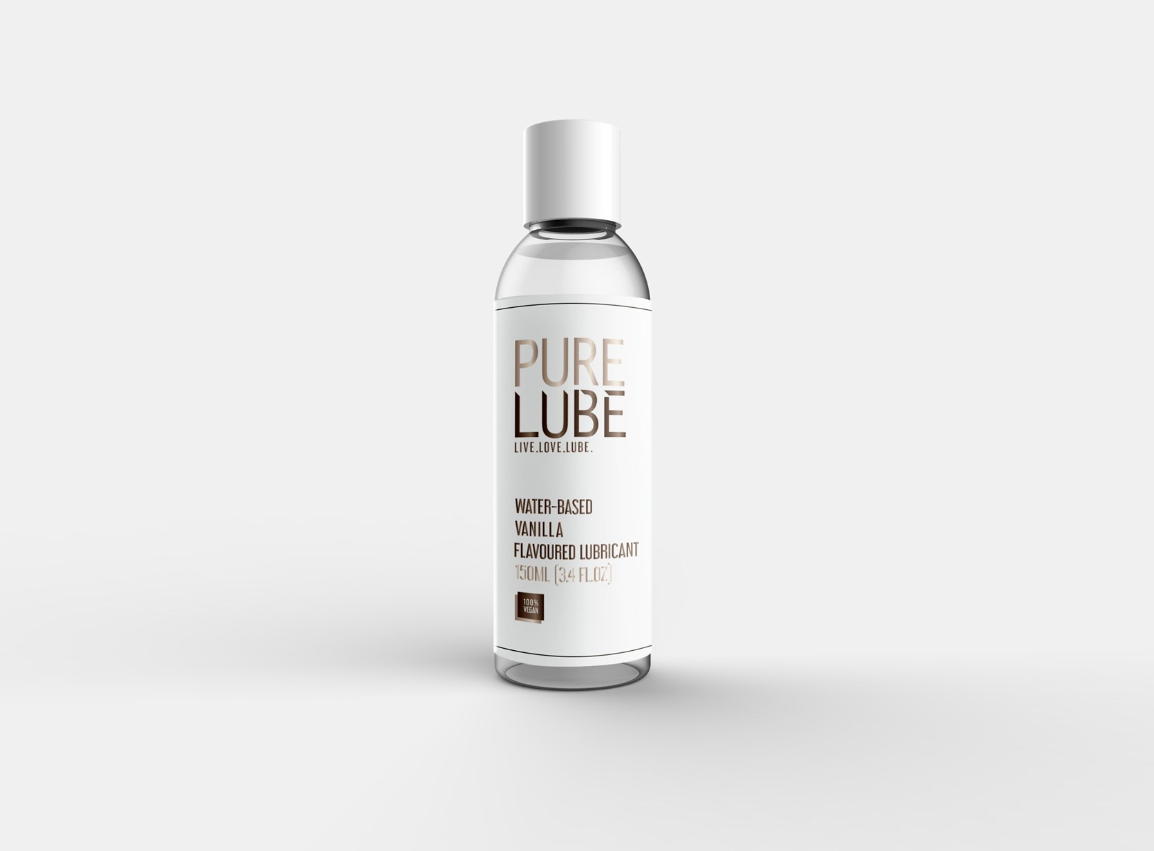Vuxen Pure Lube Vanilla Flavoured Lubricant 150 ML