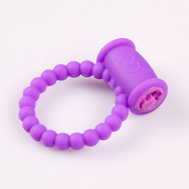 Purple Vibrating Cock Ring