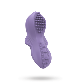 Purple Wearable Clip-on Vibrator With App