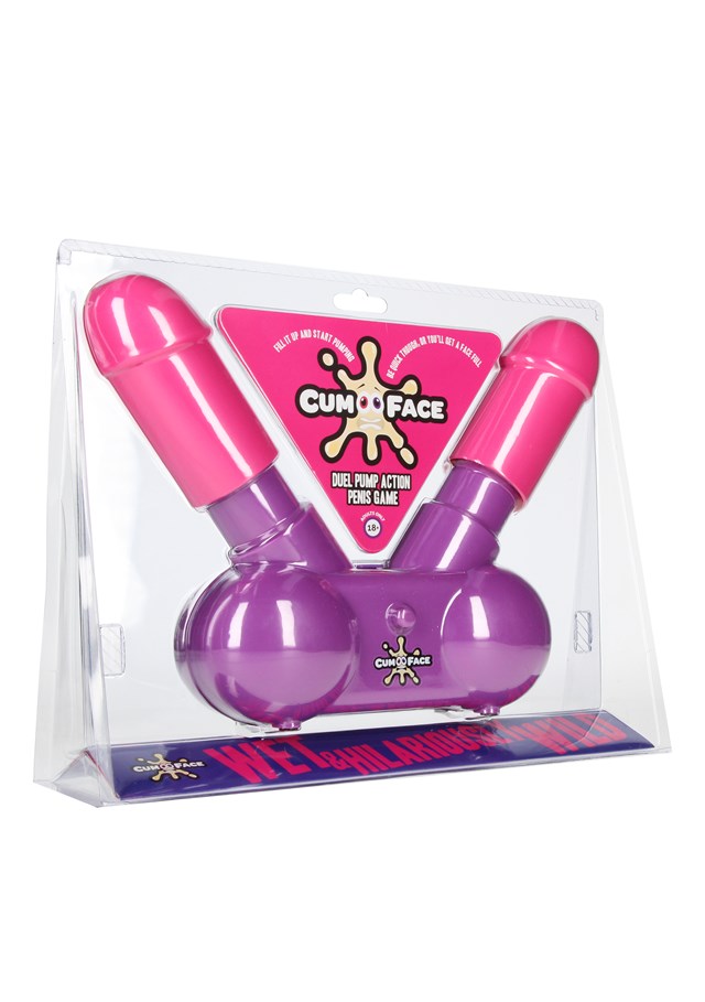 Cum Face Duel Pump Action Partyspel