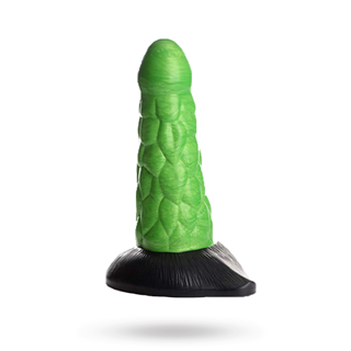 Radioactive Reptile Thick Scaly Silicone Dildo 19 Cm