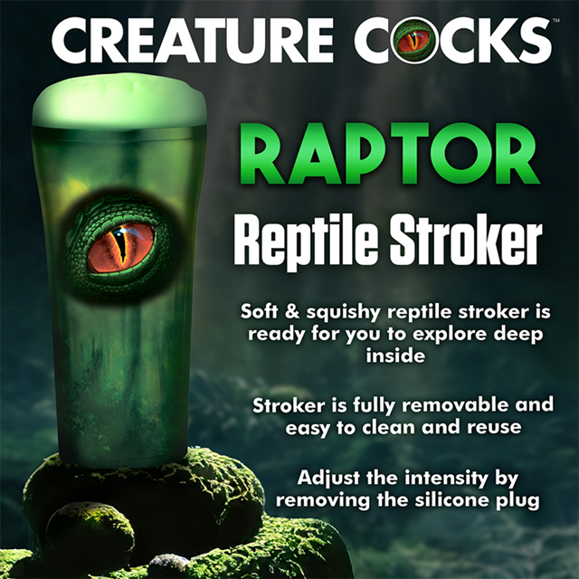 Raptor Reptile Stroker Grön