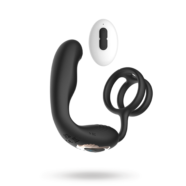 Remote Controlled Cock & Ball Ring Prostate Vibrator