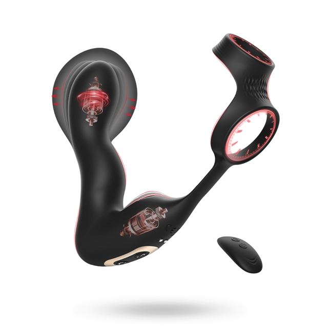 RC Inflatable Vibrating Prostate Massager
