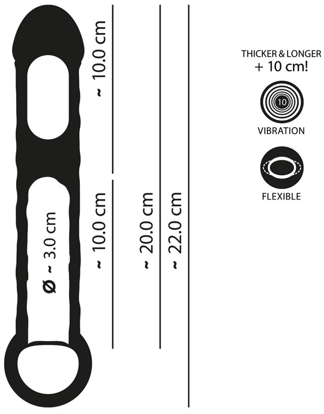 RC Vibrating Extension Sleeve