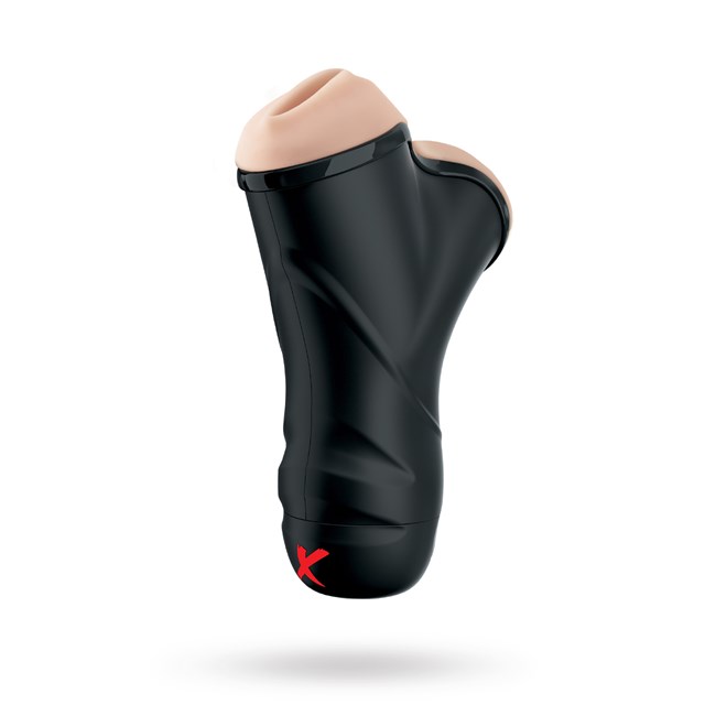 PDX Elite Double Penetration Vibrating Stroker