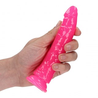 Glow In The Dark - Realistisk Dildo Med Sugkopp 15,5 Cm