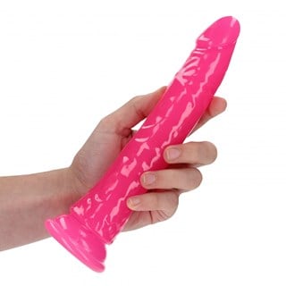 Glow In The Dark - Realistisk Dildo Med Sugkopp 22,5 Cm
