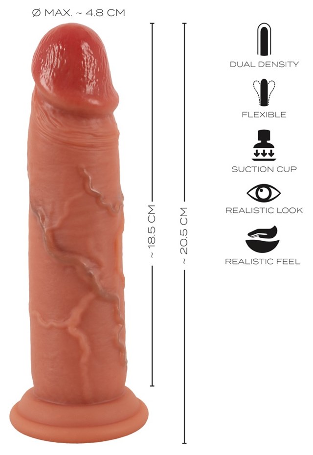 Real Skin Dildo 20.5 cm