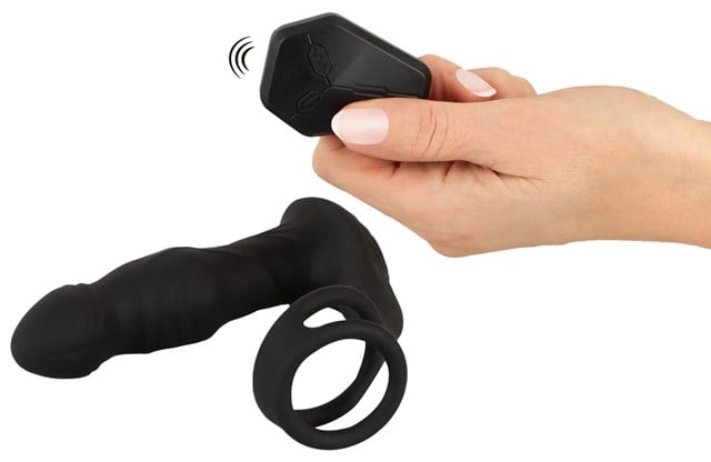 RC Vibrating Prostate Plug with Nodding Function