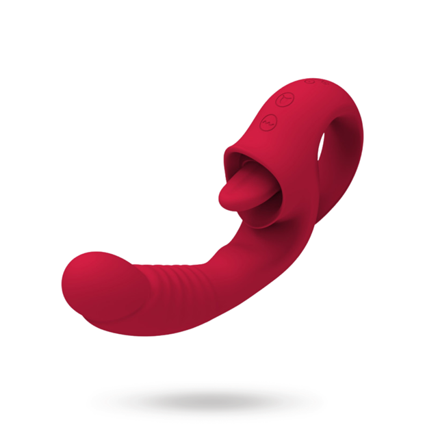 Rechargeable Licking 10-Functions Vibrator