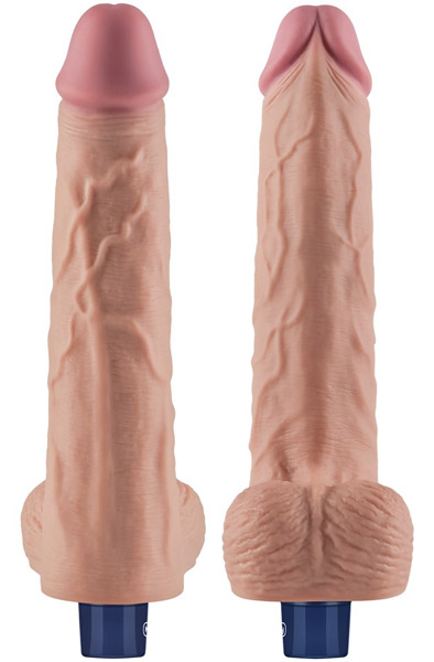 Rechargeable Vibrating Dildo 25,3 cm
