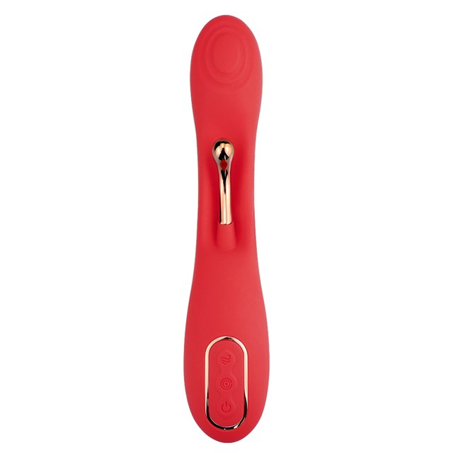 Luxury Red & Gold Flapping Vibrator