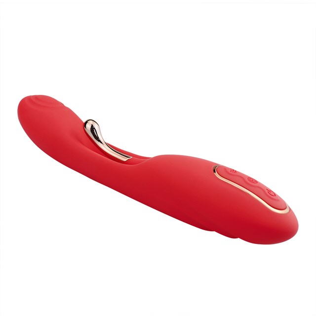 Luxury Red & Gold Flapping Vibrator