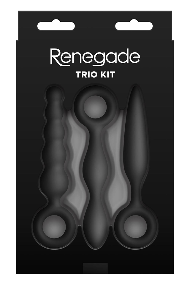Renegade Trio Kit Silicone Anal Plug Set