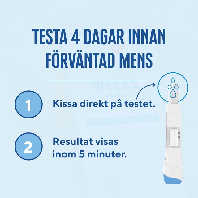 RFSU Weeks – Graviditetstest med veckoindikator 2 st