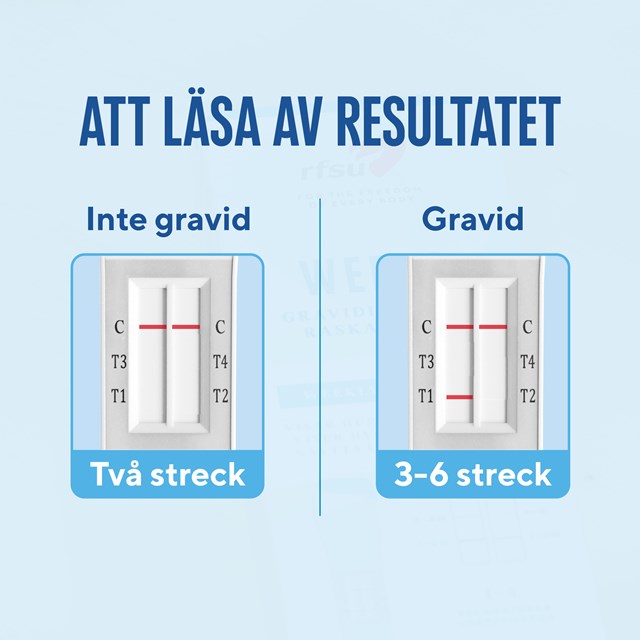 RFSU Weeks – Graviditetstest med veckoindikator 2 st
