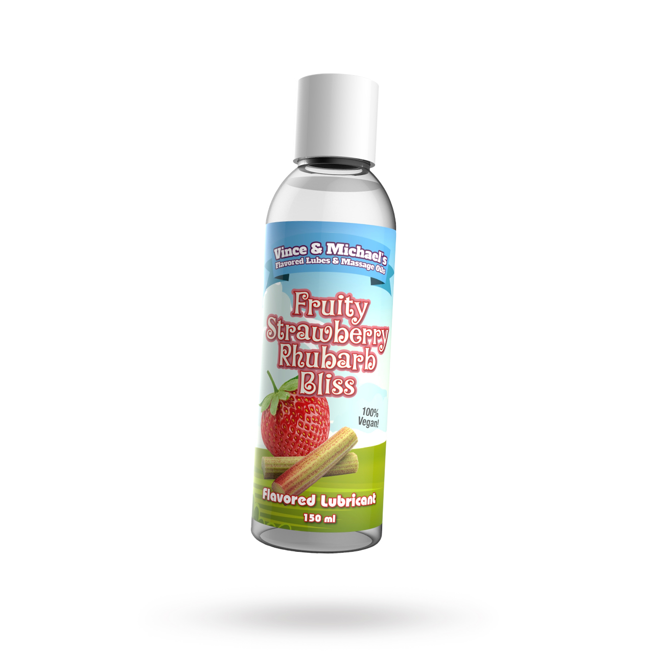Fruity Strawberry Rhubarb Bliss - Smaksatt Glidmedel