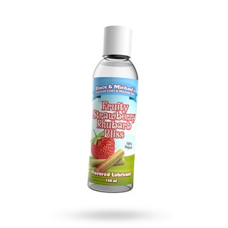 Fruity Strawberry Rhubarb Bliss - Smaksatt Glidmedel