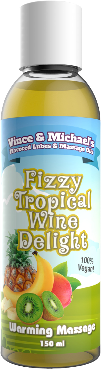 Fizzy Tropical Wine Delight - Smaksatt Massageolja