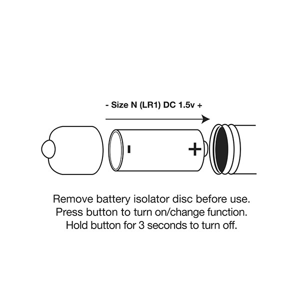 RO-80mm Precious Golden Passion Bullet - 7 Vibrationer