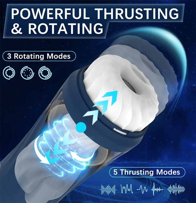 Rocket - Thrusting & Rotating Masturbator