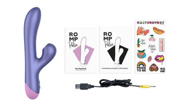 Romp Pulse Rabbit Vibrator With Pleasure Air