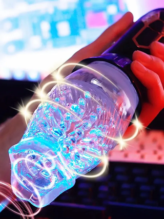 Rotating & Vibrating Masturbator