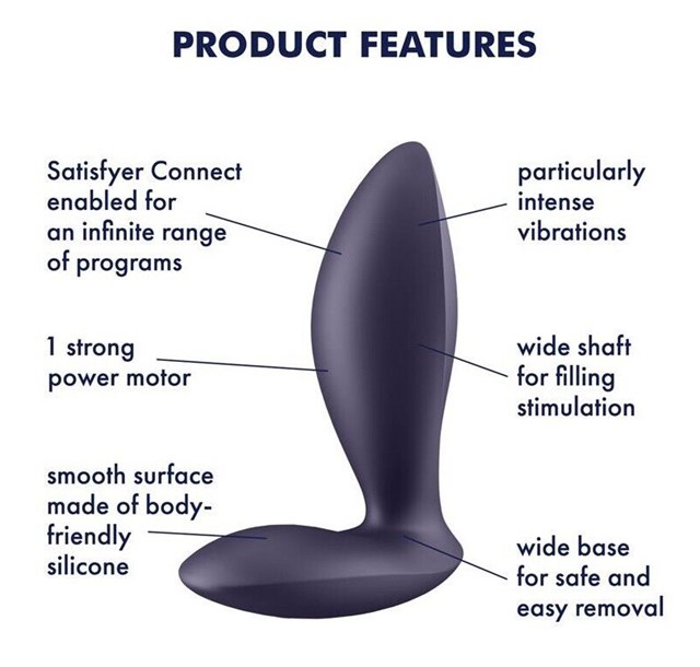 SATISFYER POWER PLUG LILA