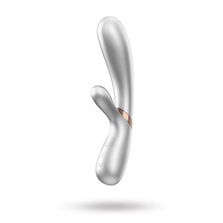 Hot Lover Vibrator With Dual Motors - Silver