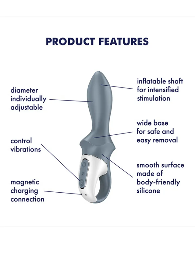 Satisfyer Air Pump Booty 1 Grey