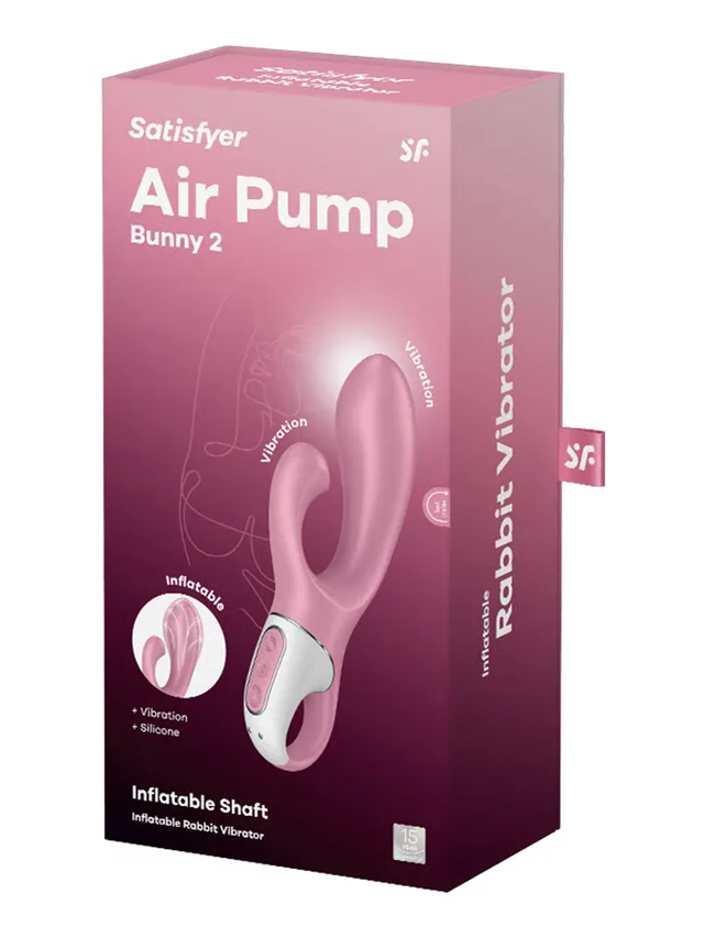 Satisfyer Air Pump Bunny 2 Light Red