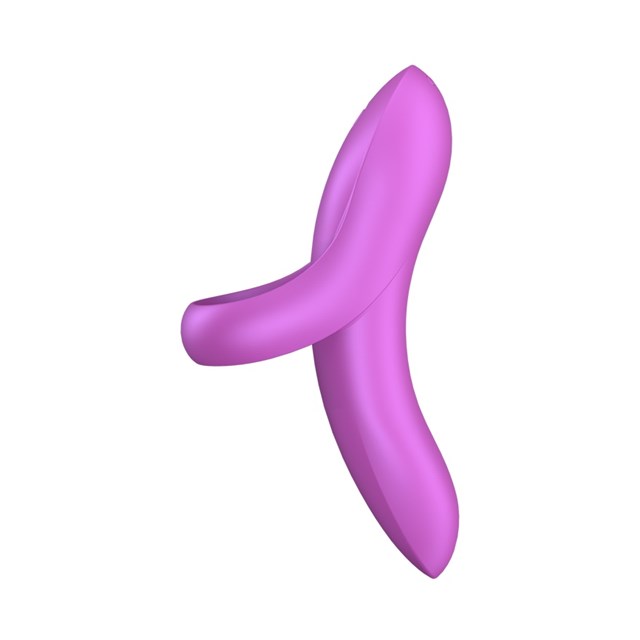 SATISFYER Bold Lover Finger Vibrator - Mörkrosa