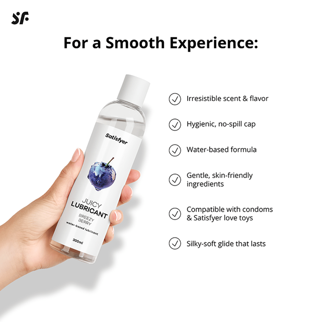 Satisfyer Breezy Berry Water Based Lubricant 300 ml