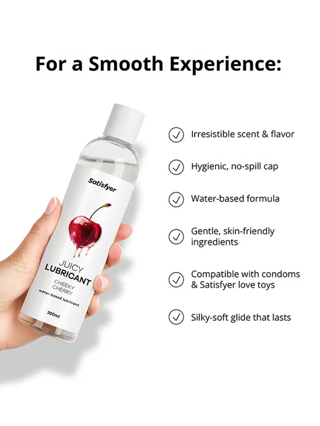 Satisfyer Cheeky Cherry Water Based Lubricant 300 ml
