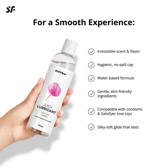 Satisfyer Cotton Candy Water Based Lubricant 300 ml