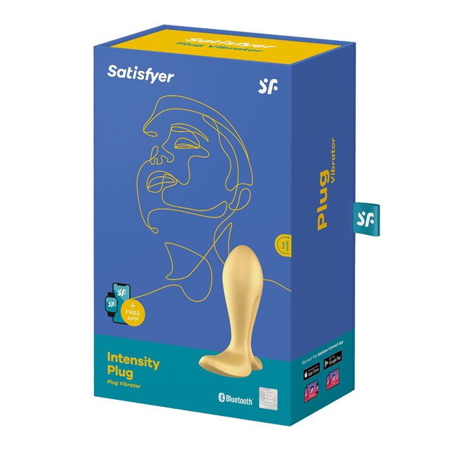 SATISFYER INTENSITY PLUG - GULD